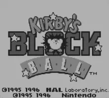 Image n° 4 - screenshots  : Kirby's Block Ball